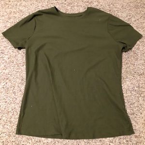 Women’s Army Green Plain Top